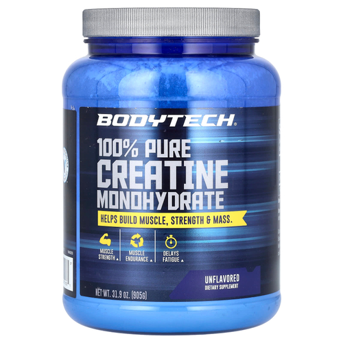 BodyTech, 100% чистый моногидрат креатина, без добавок, 905 г (31,9 унции)