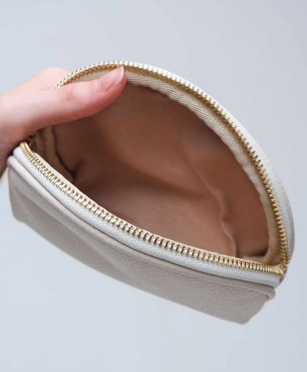 Косметичка кожаная DBR 15-41 ванильное молоко