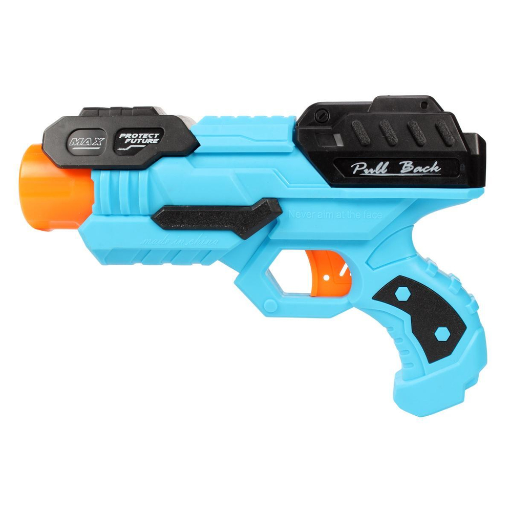 Пистолет с мягк.пулями, коробка JM110-65