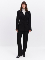 Жакет с отложным воротником