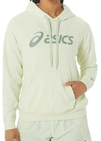 Женская Кофта теннисная Asics Big Asics OTH Hoodie - шепотно-зеленый/шиферно-серый