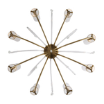 SL1400.303.08 Люстра подвесная ST-Luce Латунь/Латунь, Прозрачный E14 8*40W ИЛЛЮМИА