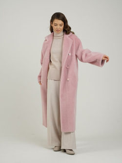 Шуба из шерсти экошуба, SilverFox (арт. 2323)