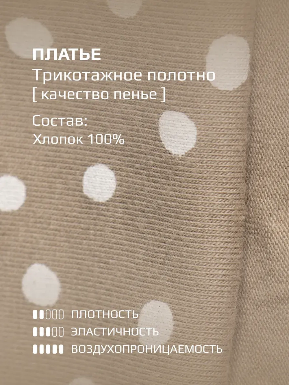 Платье для девочки в горошек