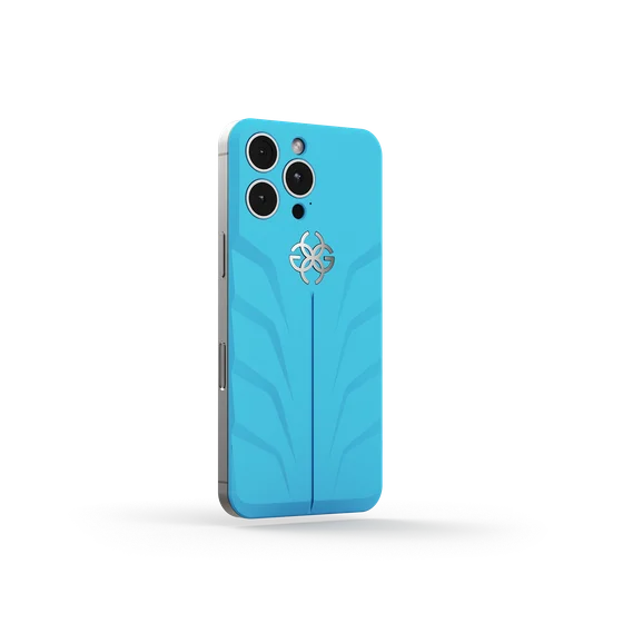 Чехол для iPhone на магните - RSR16 - CURACAO BLUE