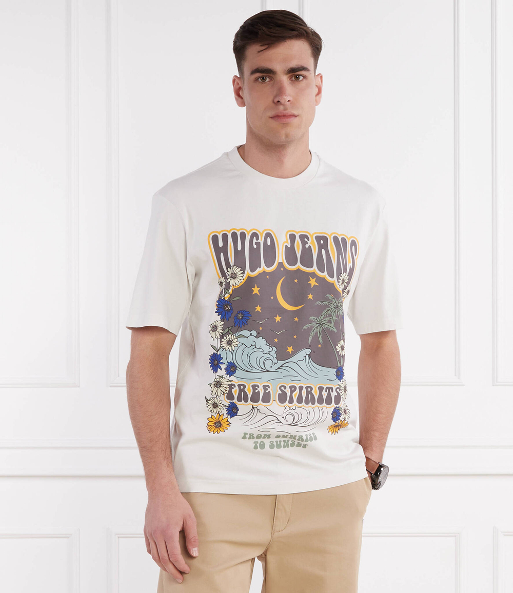 Футболка Nirito Hugo Blue - экрю(50513199)