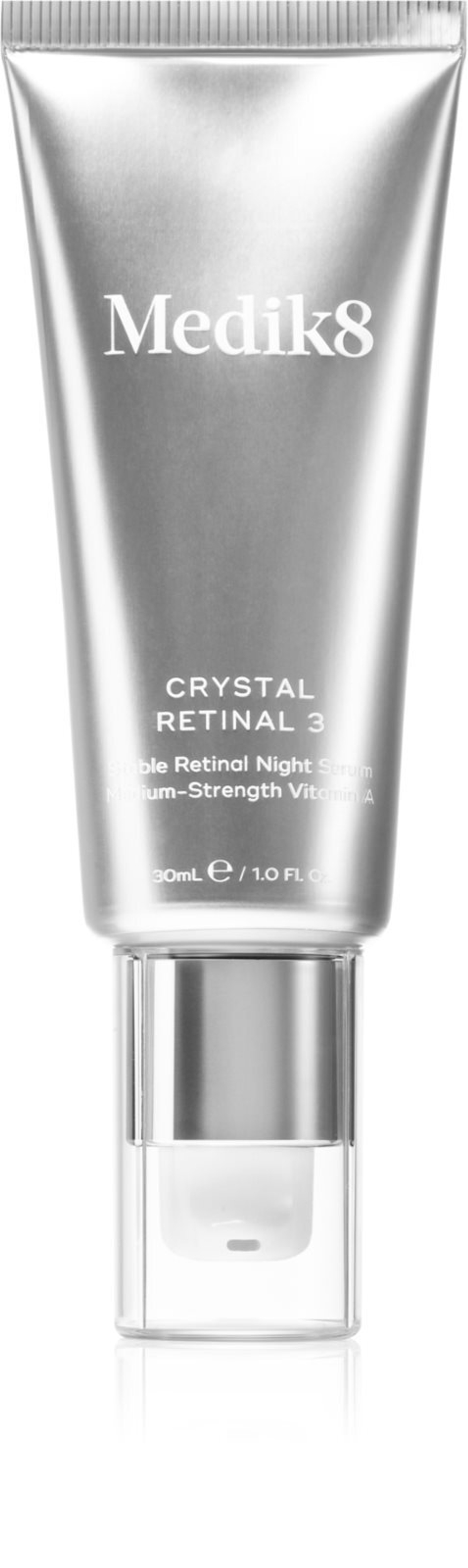 Medik8 Crystal Retinal 3 - омолаживающая ночная сыворотка с витаминами А и Е /   30  ml  / GTIN 818625021450