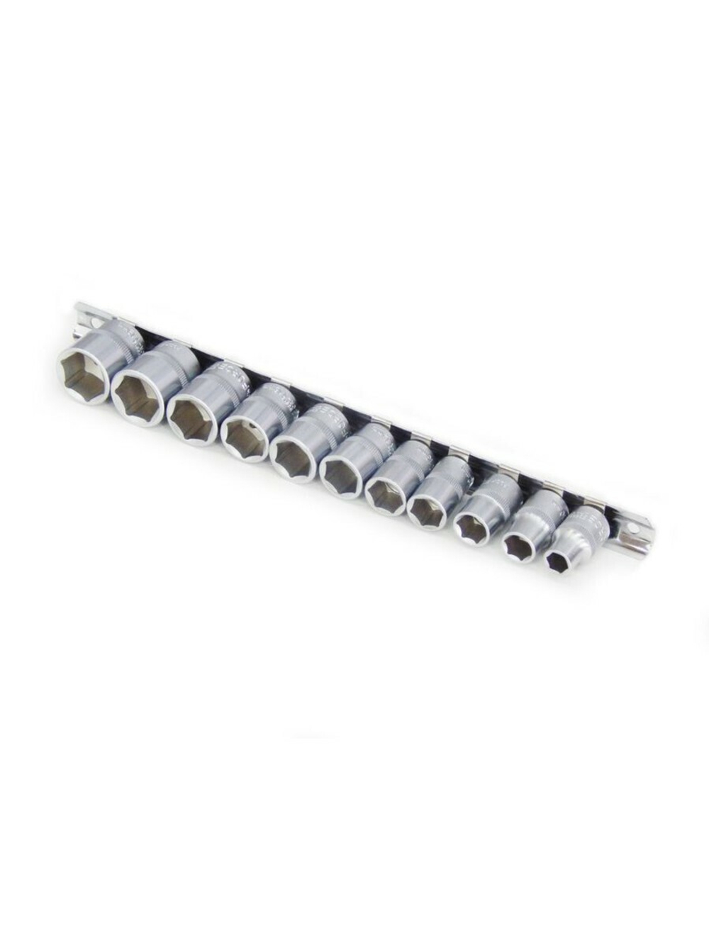 Набор головк 11пр., 3/8''6-гр., (8, 10 -19мм)на планке RockForce##Rock FORCE RF-3111-5