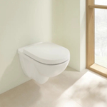 Комплект унитаза Villeroy&Boch O Novo 5660H101 с инсталляцией Tece Profil 9400412 с сиденьем Микролифт и клавишей смыва Хром глянцевый