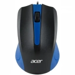 Мышь Acer OMW011 черный/синий оптич. 1200dpi USB 3but (ZL.MCEEE.002)