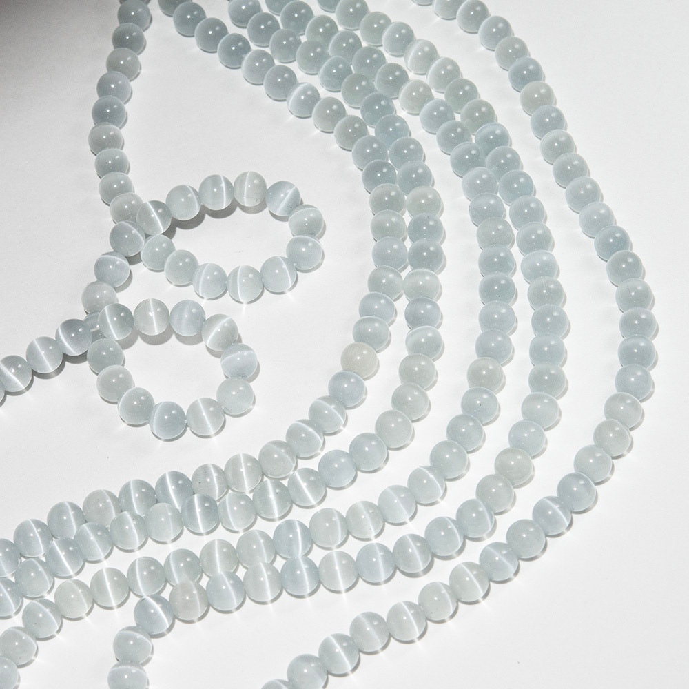 Селенит "Иней" (имитация), шар, 8мм