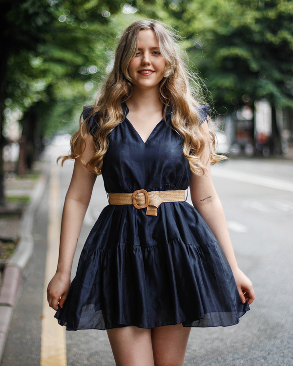 Платье, цвет синий, Италия