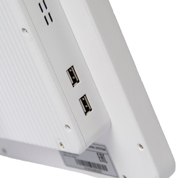 Сенсорный моноблок POScenter POS101 (15&quot;, PCAP, WB-J3455, RAM 4Gb, SSD M2 128Gb, MSR) Windows10, БЕЛЫЙ