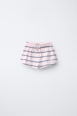 ZARA ПЛОТНЫЕ ШОРТЫ, РОЗОВЫЙ