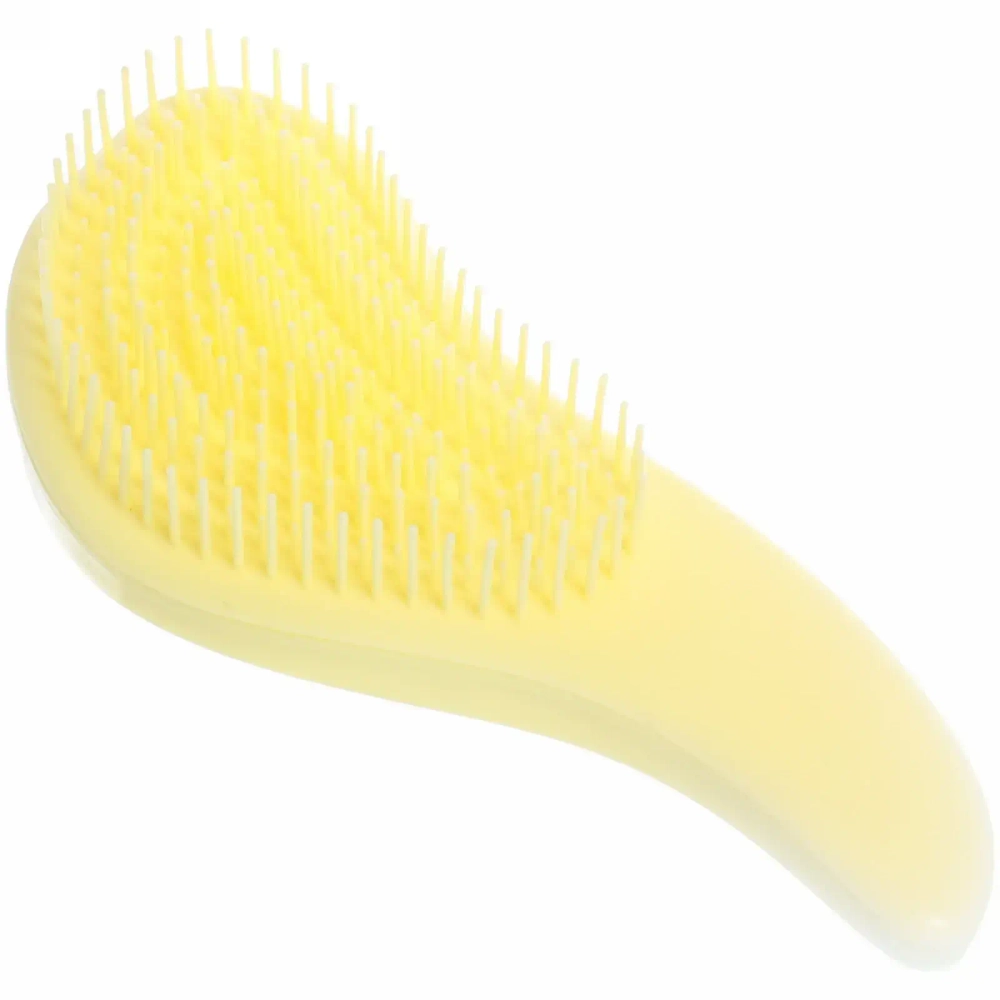 Расческа массажная компактная «Manhattan», цвет желтый, в коробке, 14,5см