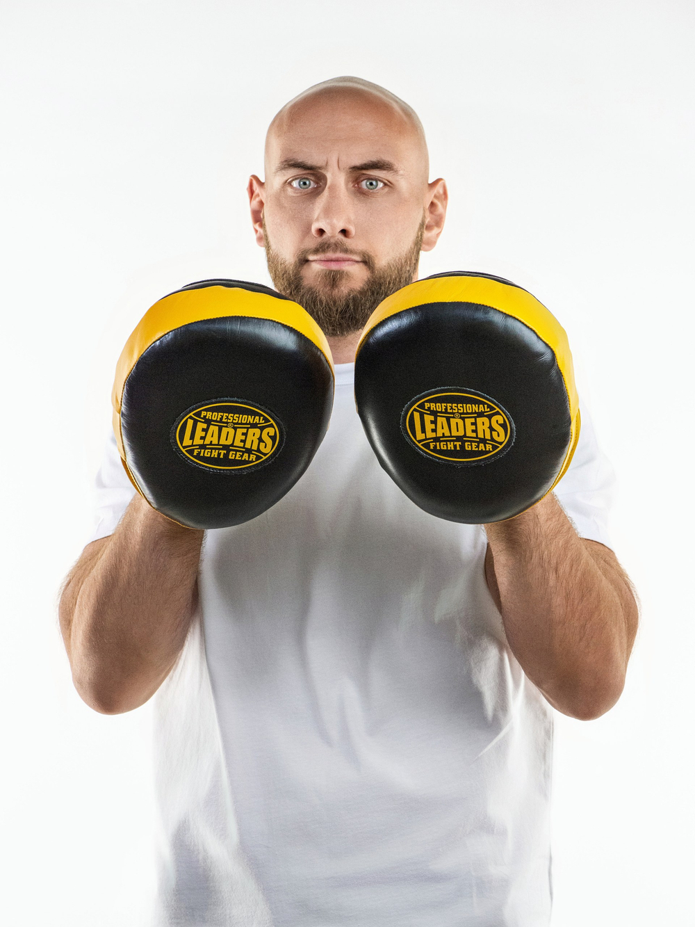 Лапы тренерские LEADERS MID-AIR BUMBLEBEE черно-желтый