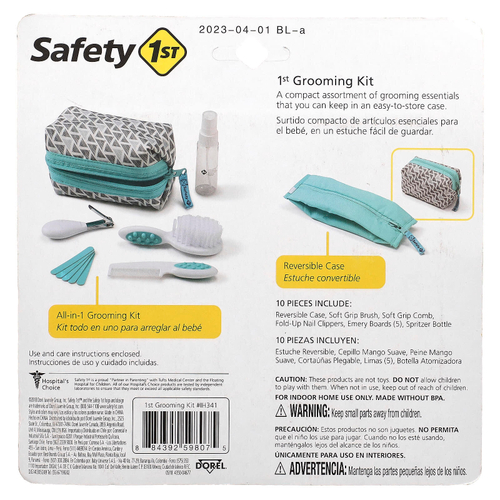 Safety 1st, 1st Grooming Kit, набор из 10 предметов