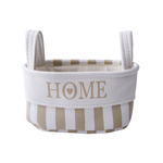 Корзина тканевая для хранения "Home", Д280 Ш180 В140, бежевый