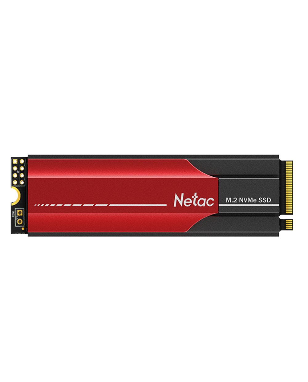 Ssd накопитель Netac SSD N950E Pro 1TB PCIe 3 x4 M.2 2280 NVMe 3D NAND, R/W up to 3350/2800MB/s, IOPS(R4K) 400K/380K, TBW 800TB, 1024MB DRAM buffer, with heat sink, 5y wty
