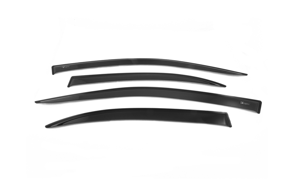 Дефлекторы окон Vinguru CHEVROLET Aveo 2006-2010 /сед/накладные/скотч/к-т 4 шт./материал акрил