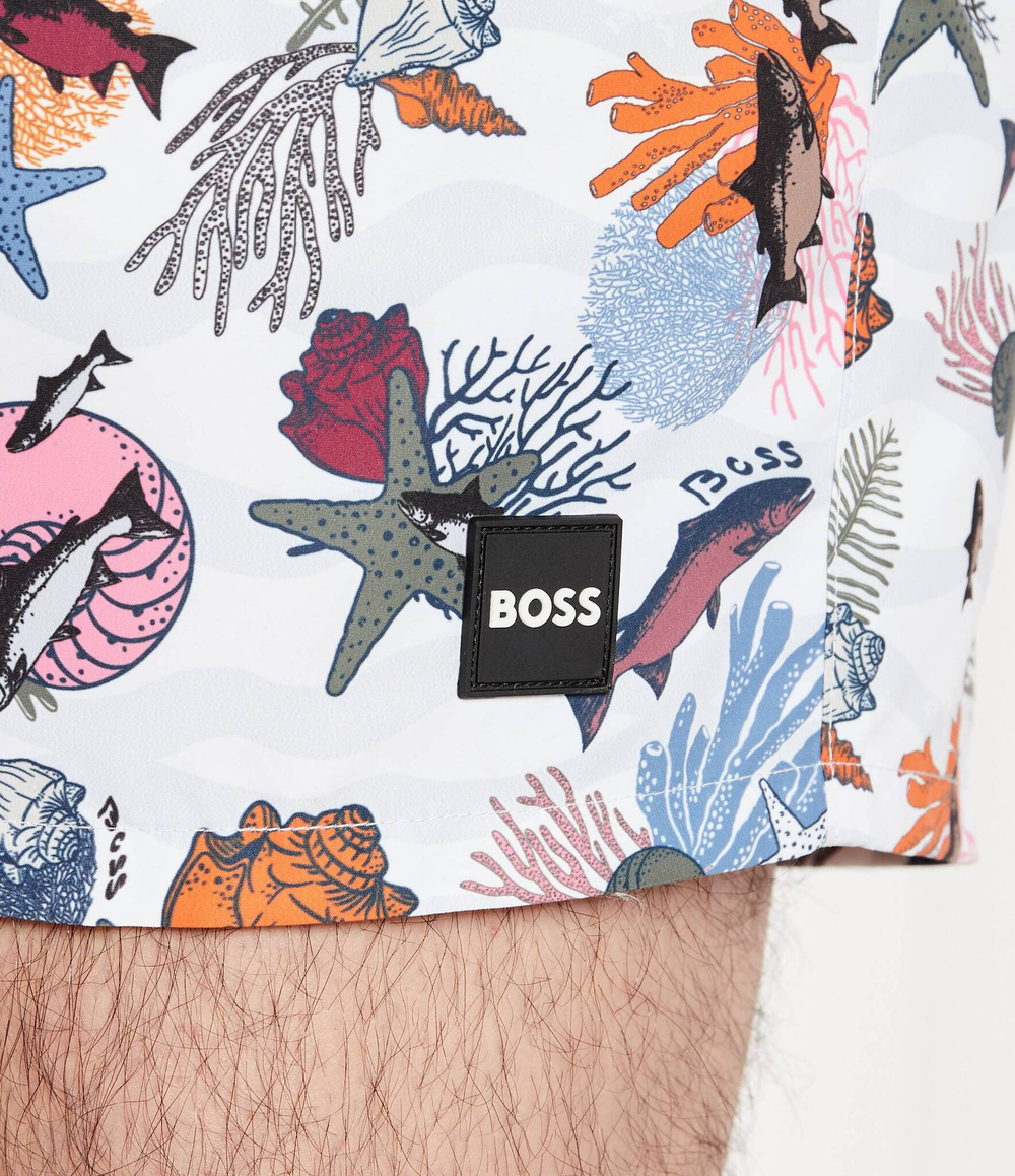 Шорты для плавания Piranha BOSS BLACK - белый(50508844)