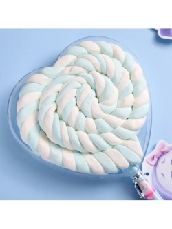 Воздушный зефир на палочке Голубое Сердце 60 г * 5 шт