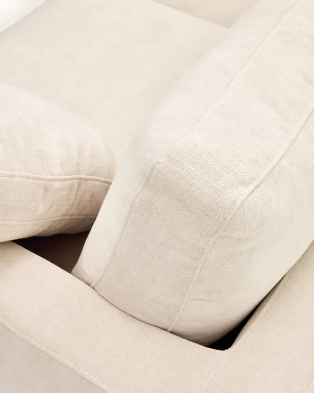 Трехместный диван Gala, 210 см, бежевый