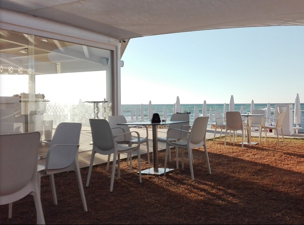 Кресло пластиковое Scab Design Ginevra, лен