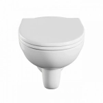 Унитаз Vitra Norm Fit 9773B099-7207 с инсталляцией, с крышкой микролифт, белый, кнопка хром