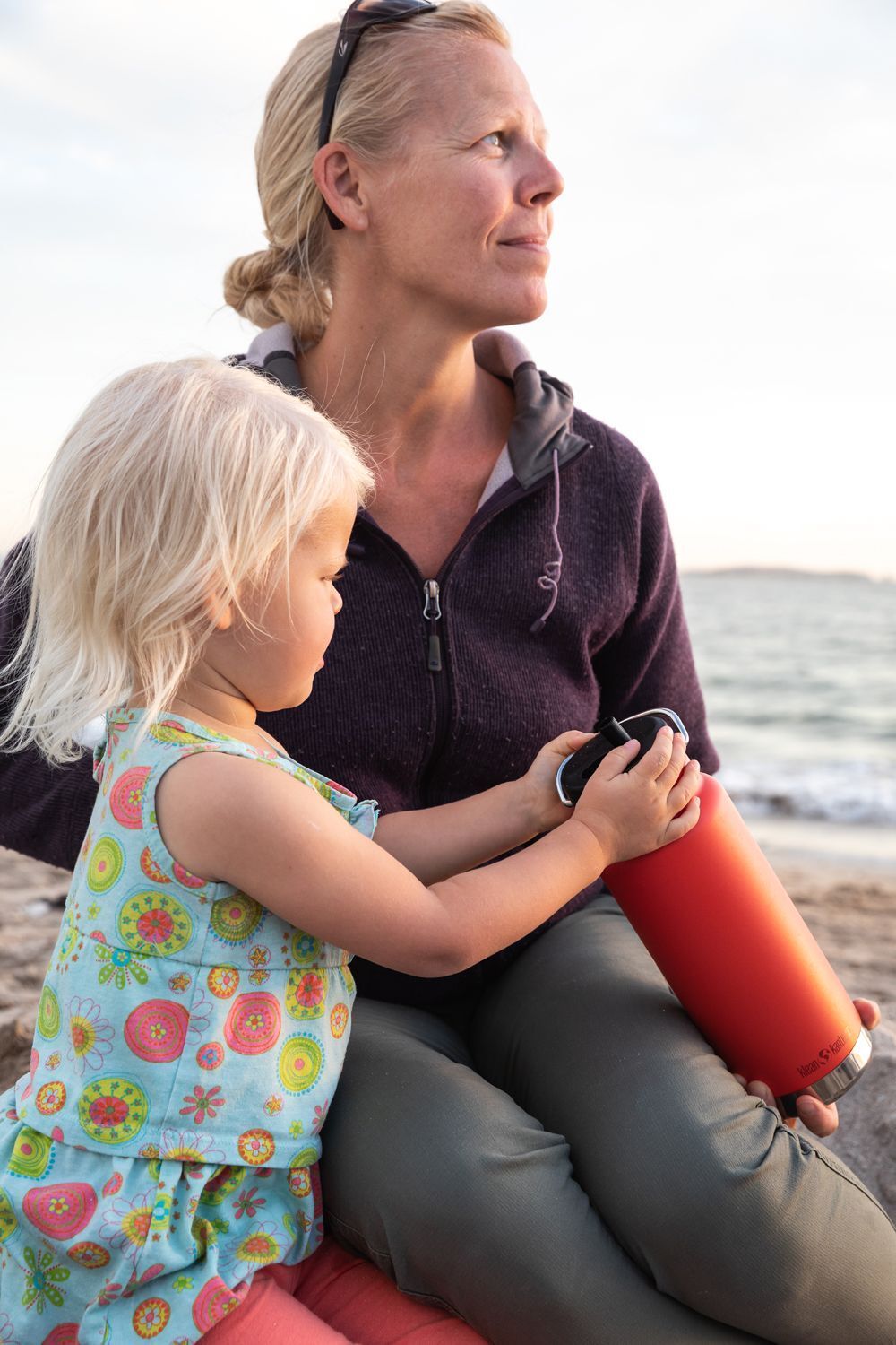 Термобутылка Klean Kanteen TKWide Twist Cap 32oz (946 мл) Tiger Lily