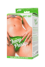 Мастурбатор самолубрицирующийся Juicy Pussy Wet Kat телесный 15 см