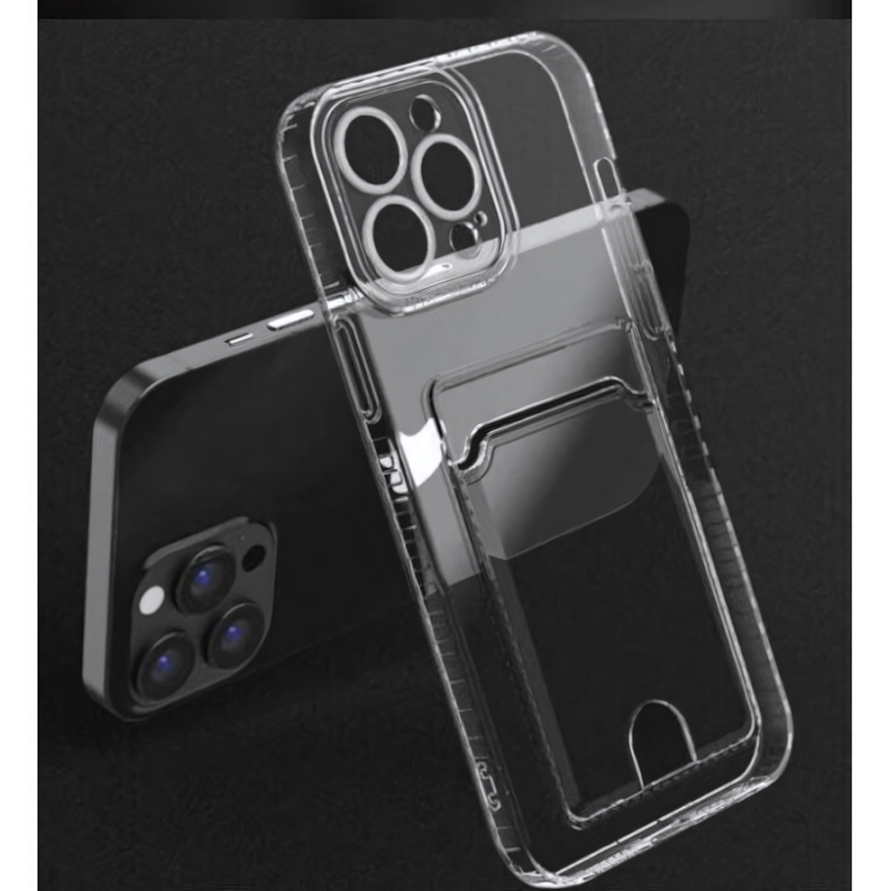 Силиконовый чехол для iPhone 12 Pro с карманом для карт, 013019 CM