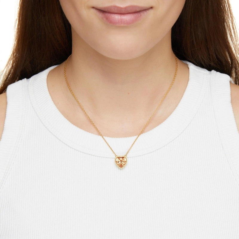 Колье Сердце Макарон – Ваниль