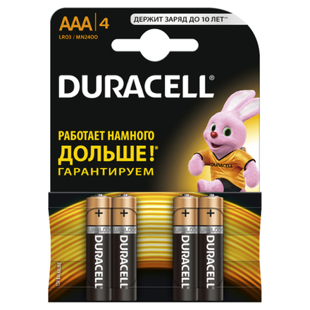 Duracell LR03-4BL BASIC NEW