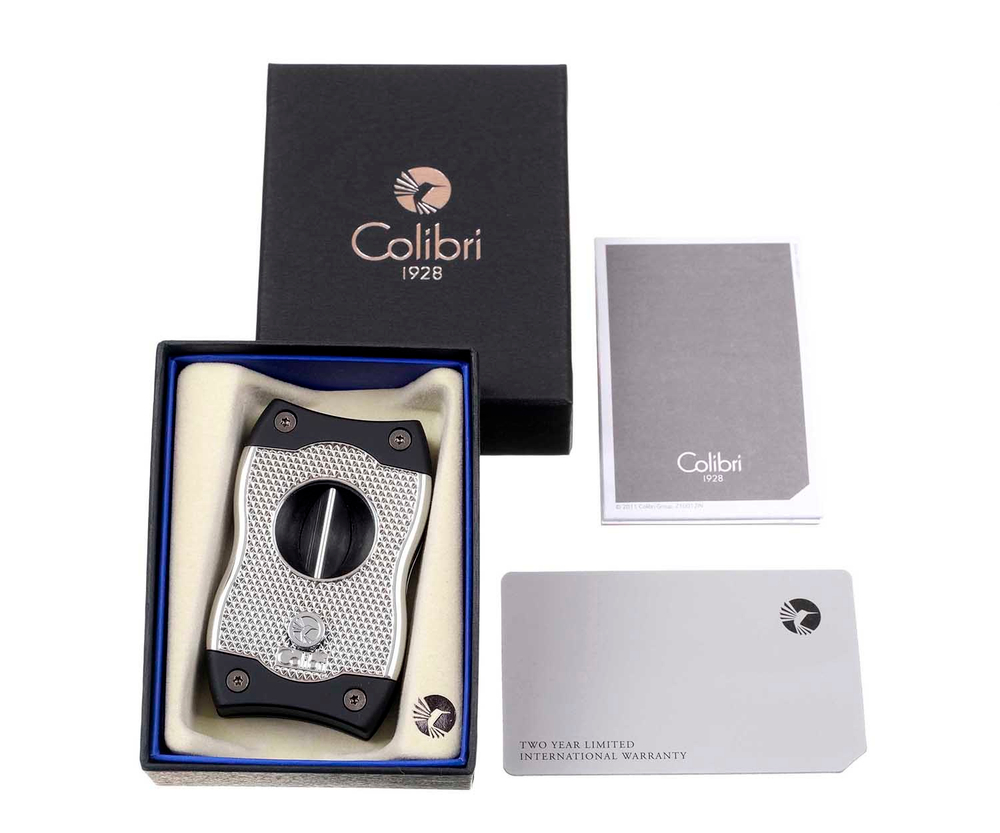 Гильотина Colibri SV-cut (двойное действие) хром-черная, CU600T3