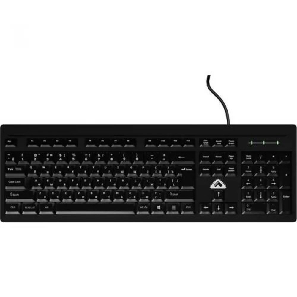 Клавиатура Клавиатура БЕШТАУ КЛ104РУ (PN:SG)(104 клавиши, USB, 1,8 м, цвет русской / латинской раскладки Белый / Белый, лазерная гравировка, черная)