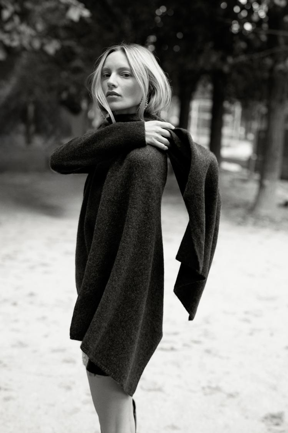 ZARA БАЗОВЫЙ ШАРФ, СЕРЫЙ