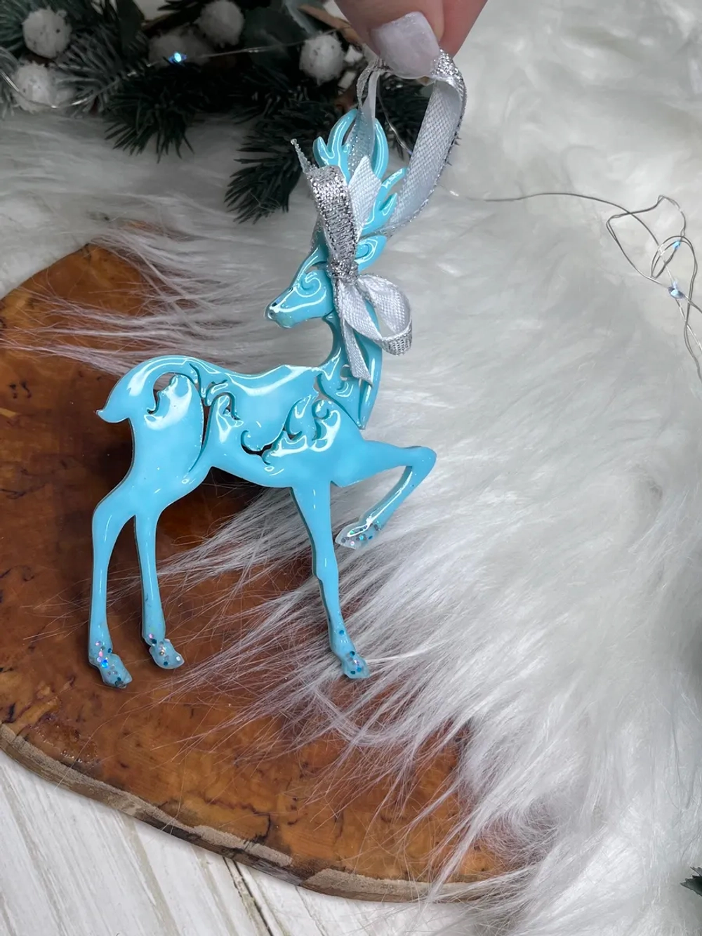 Новогодняя елочная игрушка Олень