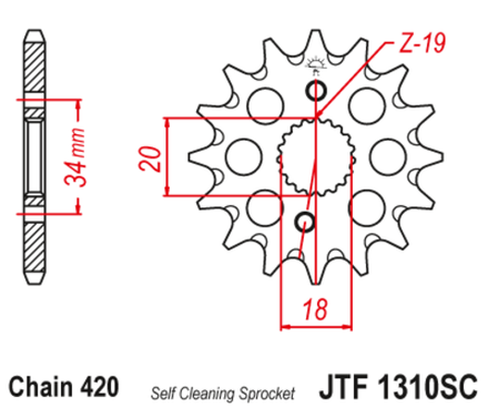 Звезда JTF1310.15SC
