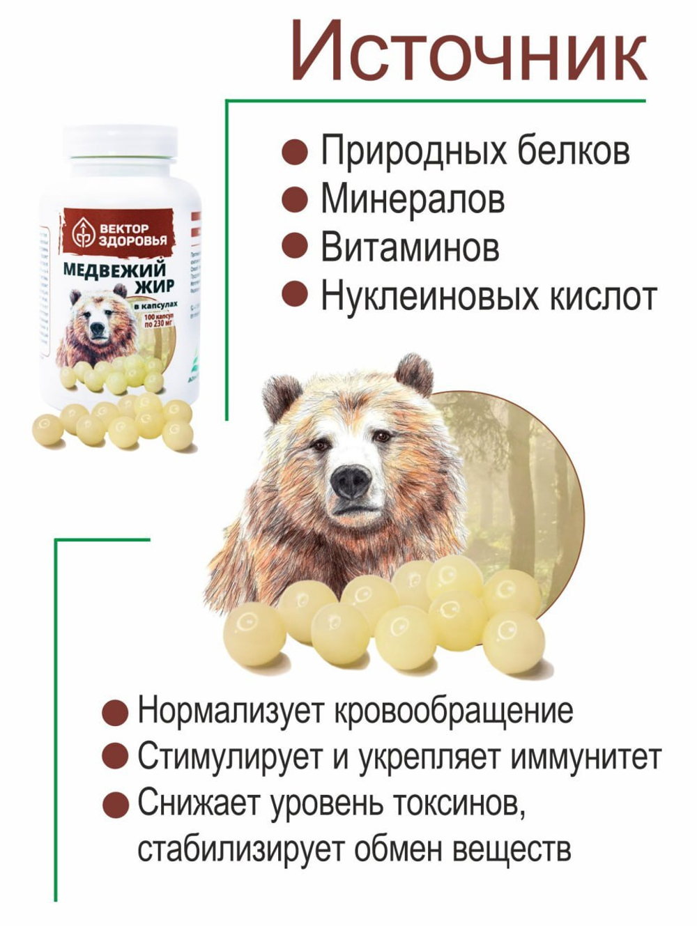 Медвежий жир 100