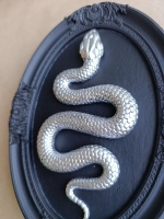 Барельеф на стену из гипса Змея