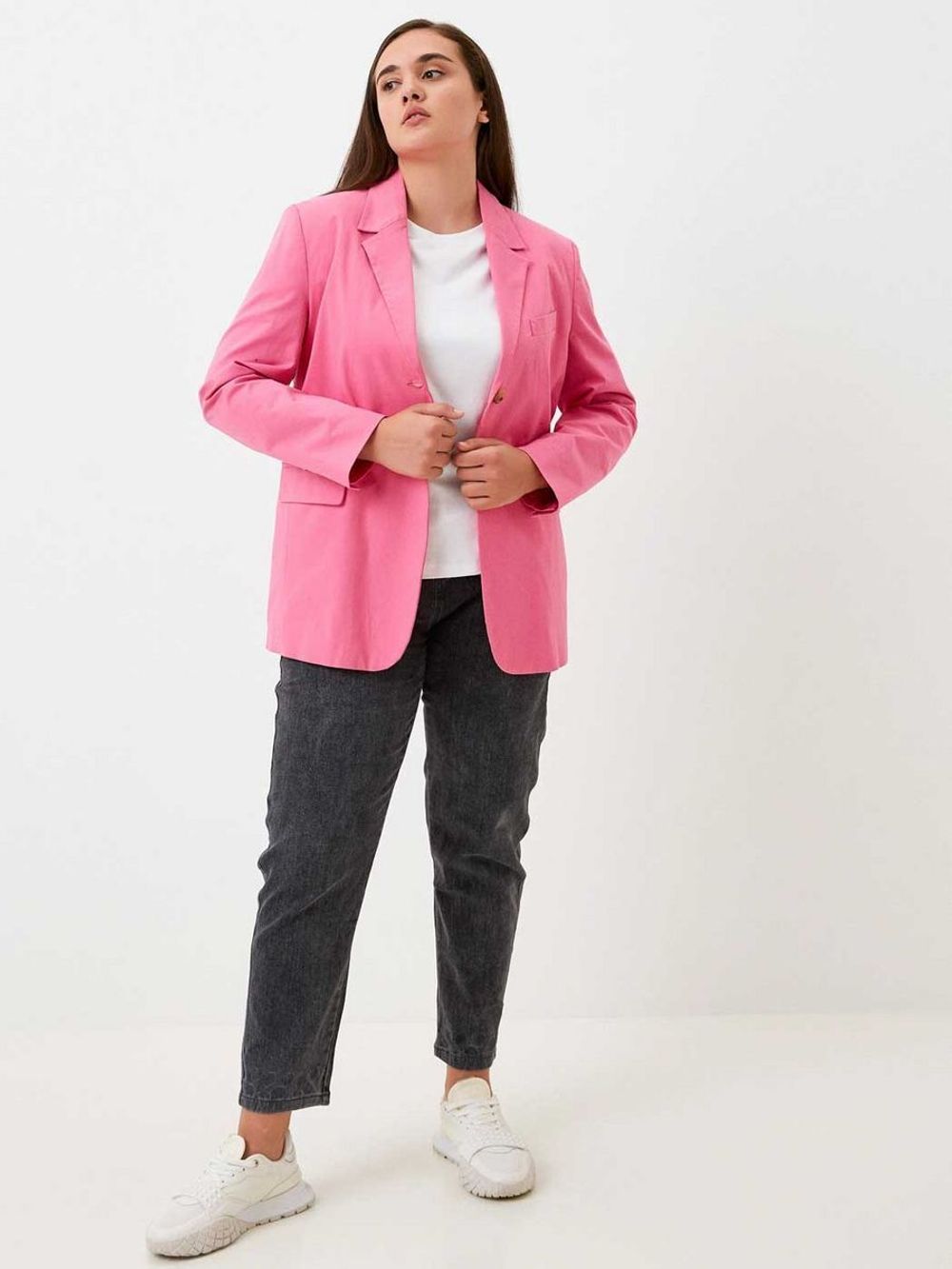 Джинсы на резинке больших размеров