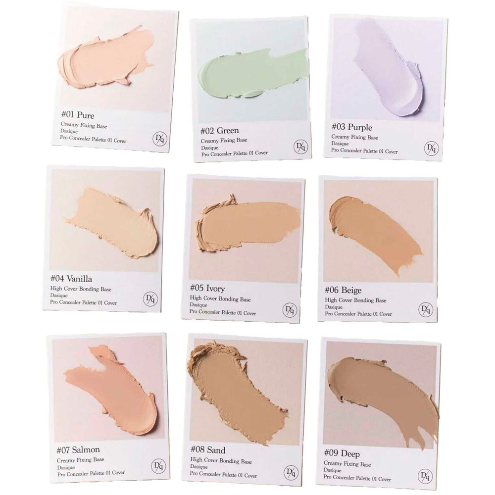 Dasique, Pro Concealer Palette, 02 Medium Cover, 9 г