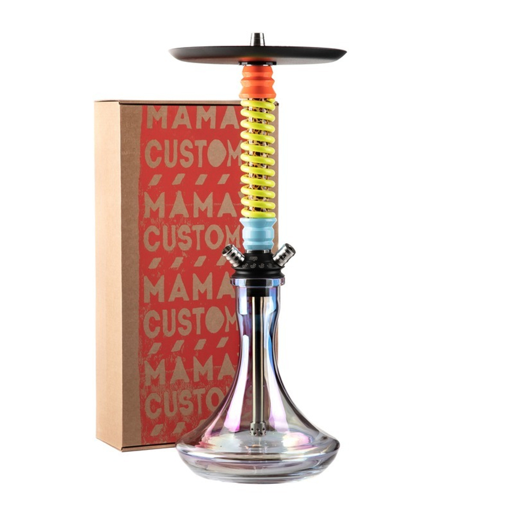 Кальян Mamay Coilovers MINI Арлекино (Розовый Голубой)