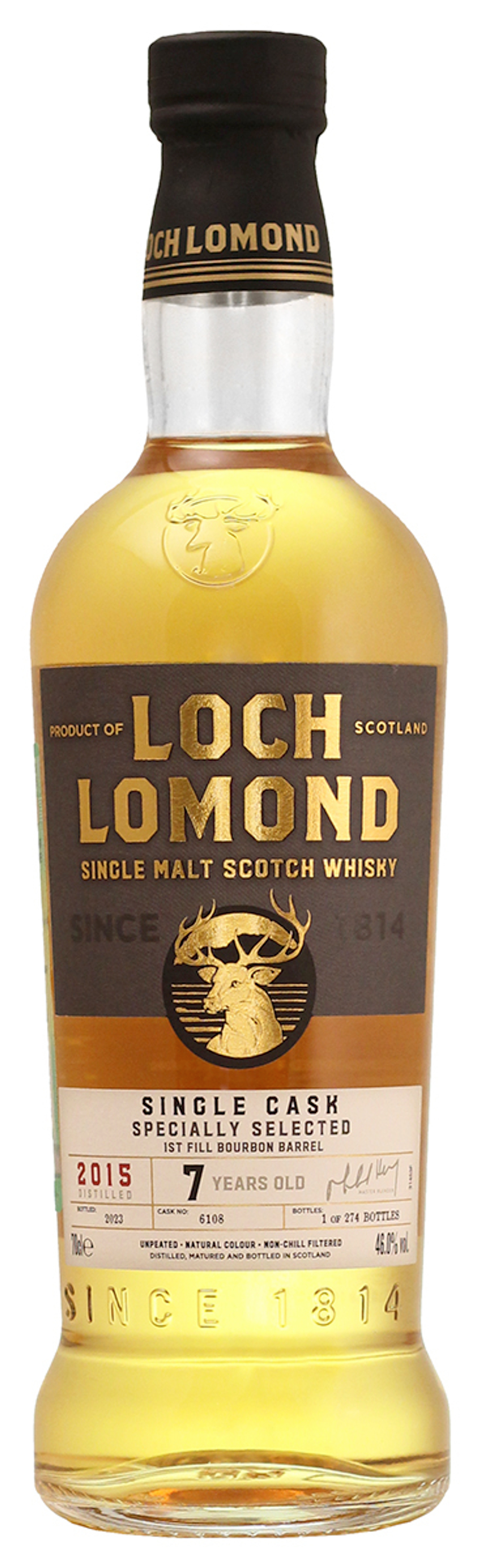 Виски Loch Lomond 7 лет, Old Single Cask Specially Selected, 0.7 л