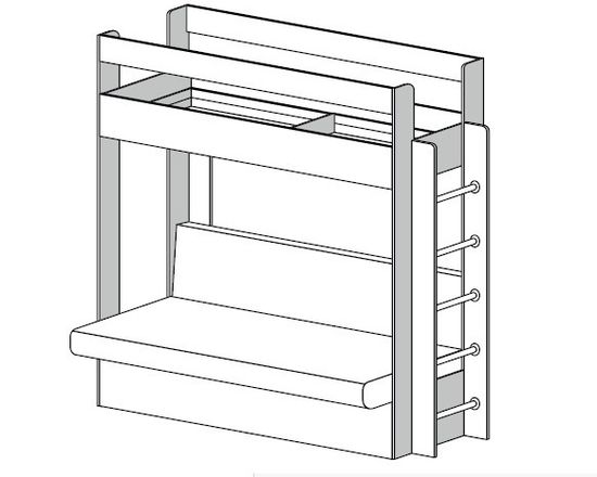 Кровать БАВАРИЯ-1-1900-0800 /2084*1740*833/ сосна винтерберг/ Принт Savage Ocean