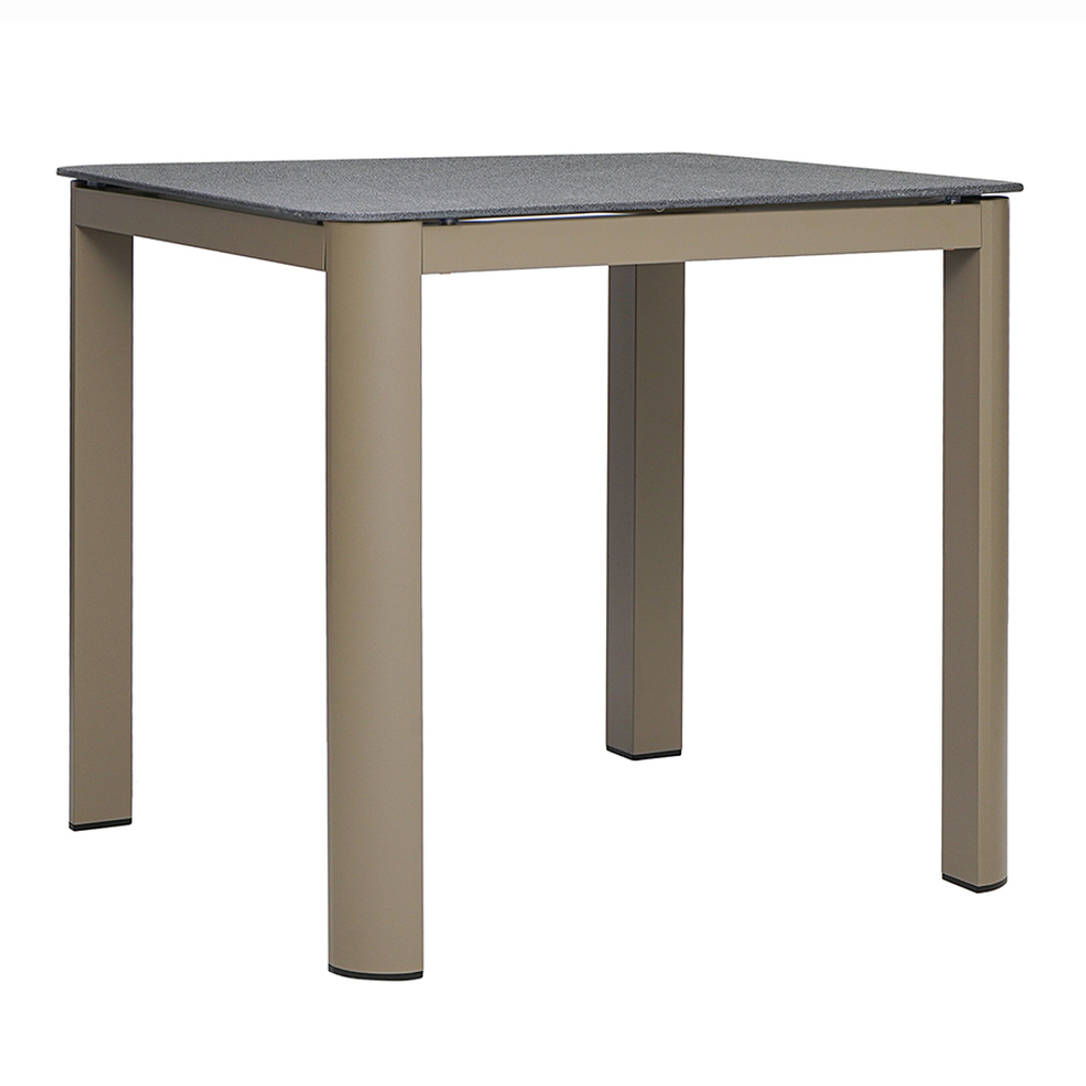 Стол обеденный leif, 80х80 см, серо-бежевый