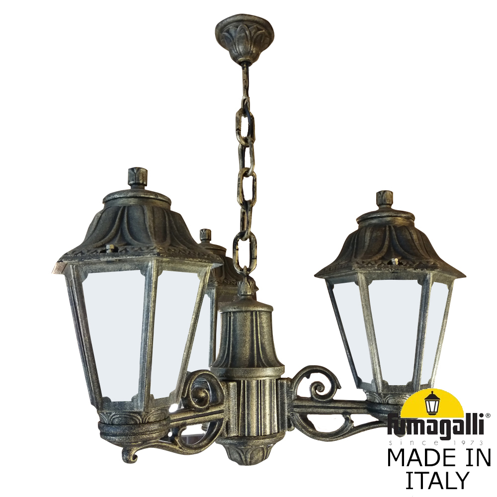 Уличный подвесной светильник Fumagalli ANNA E22.120.S30.BYF1R