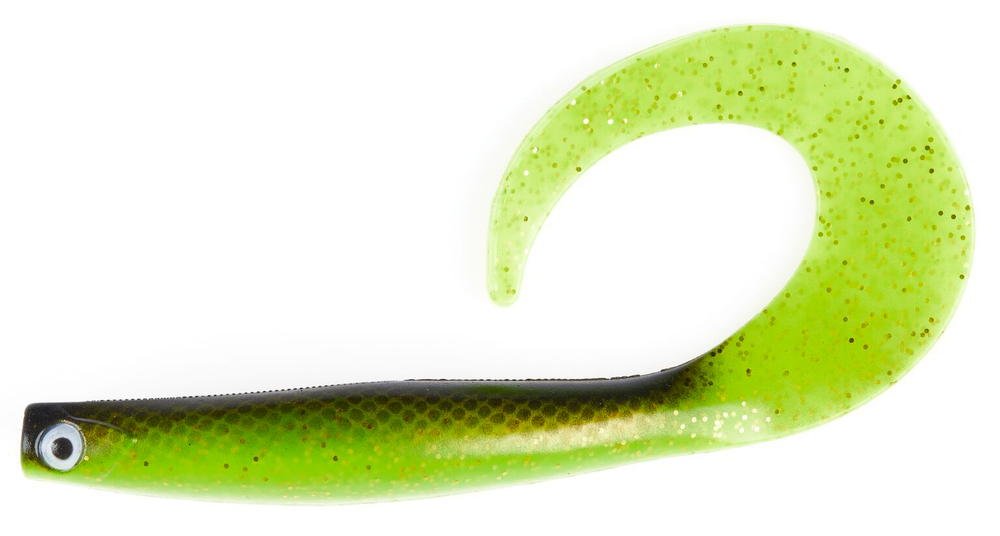 Виброхвост LJ 3D Series Kubira Fire Tail 9" (22,8 см), цвет PG45, 1 шт.