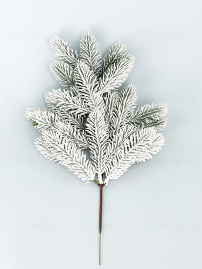 Ветка Ель Иркутск со снегом